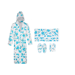 سرویس حوله پالتویی نارسیس طرح سارا سایز 125 سانتی‌ متر