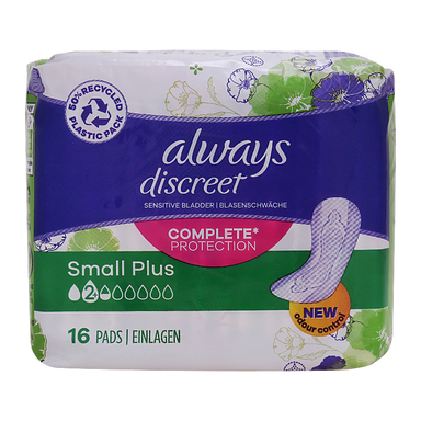 نوار بهداشتی آلویز مدل دیسکیریت سایز اسمال پلاس بسته 16 عددی