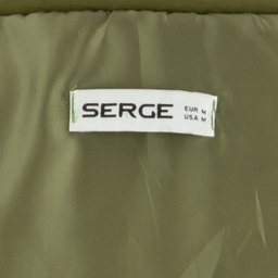 کاپشن زنانه سرژه مدل 219122 رنگ یشمی