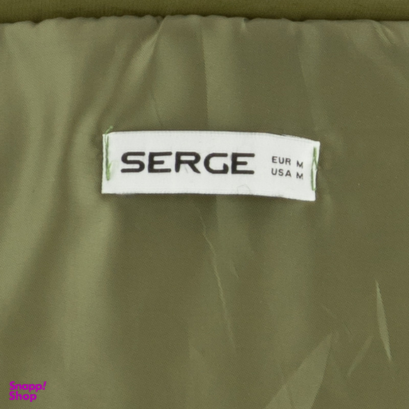 کاپشن زنانه سرژه مدل 219122 رنگ یشمی