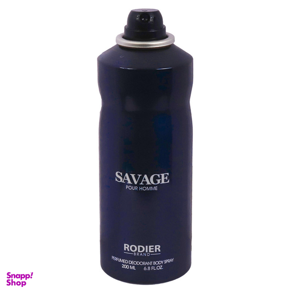 اسپری دئودورانت مردانه رودیر مدل SAVAGE حجم 200 میلی لیتر