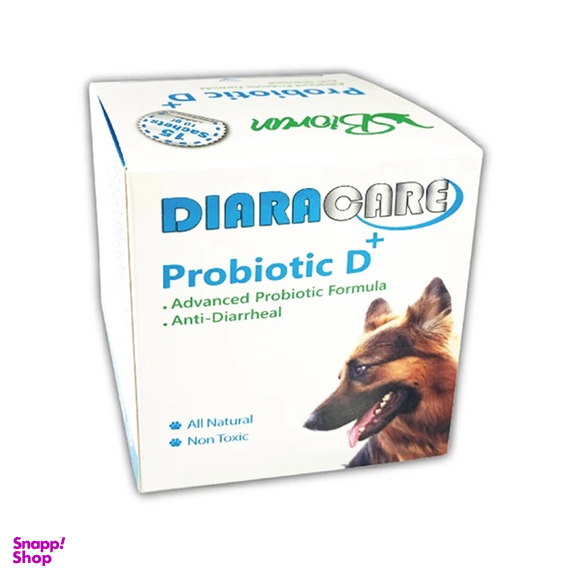 پودر پروبیوتیک سگ بایوران مدل Diara care مخصوص کنترل و بهبود اسهال وزن 150 گرم