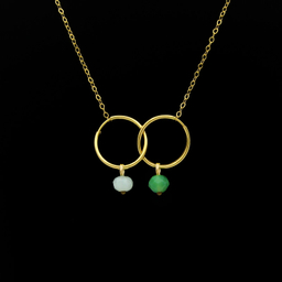 گردنبند طلا 18 عیار زنانه کاپانی مدل kn073