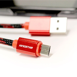 کابل تبدیل USB به microUSB کینگ استار مدل K21a طول 1 متر
