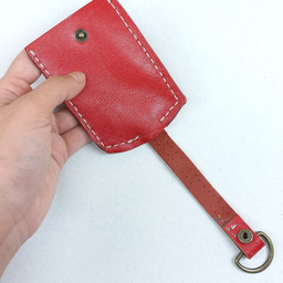 جاکلیدی و جاسوییچی چرم مدل مینیمال مجموعه 2 عددی