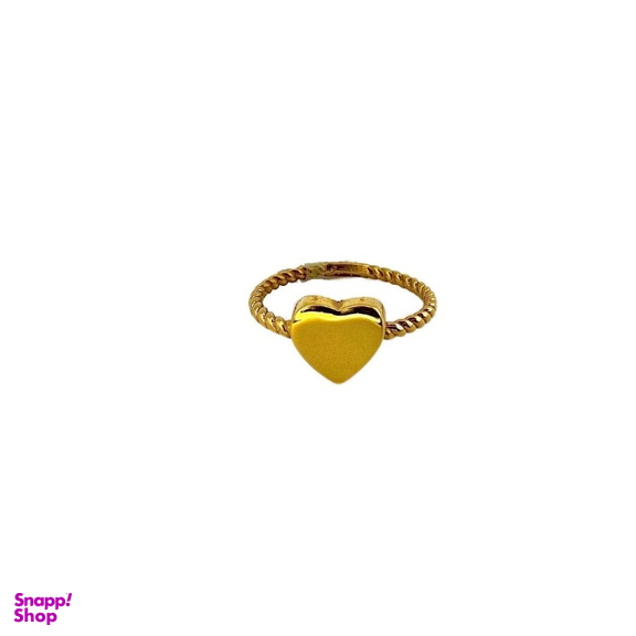 انگشتر طلا 18 عیار زنانه مدل قلب ساده