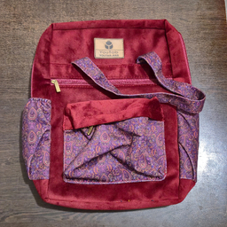 کوله پشتی زنانه یوتاب مدل مخمل SE-08