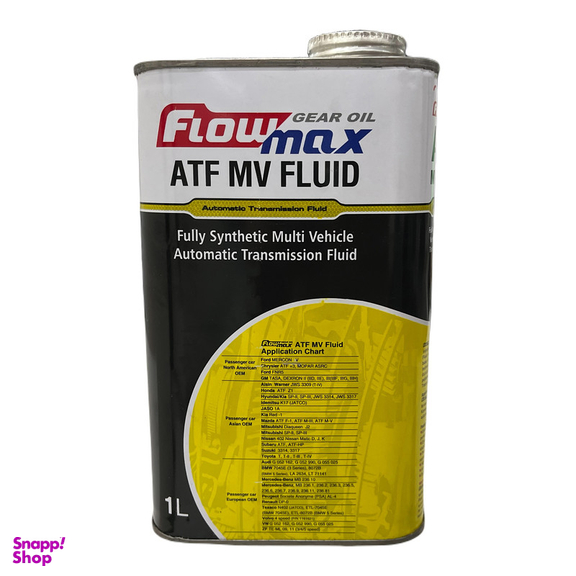 روغن گیربکس خودرو فلومکس مدل ATF MV FLUID فول سینتتیک حجم ۱ لیتر