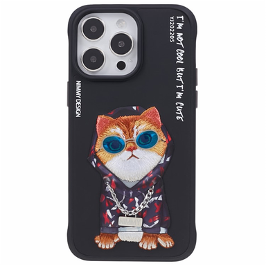 کاور موبایل طرح نیمی مدل Hoodie Cat مناسب iPhone 14 Pro