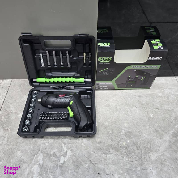 پیچ گوشتی شارژی 100 وات باس مدل BS1231H031 مجموعه 49 عددی