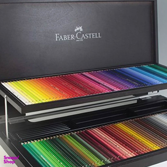 مداد پلی کروم 120 رنگ جعبه فلزی فابرکستل (Faber-Castell)