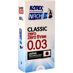 کاندوم ناچ کدکس (Notch Codex) مدل Classic بسته 10 عددی