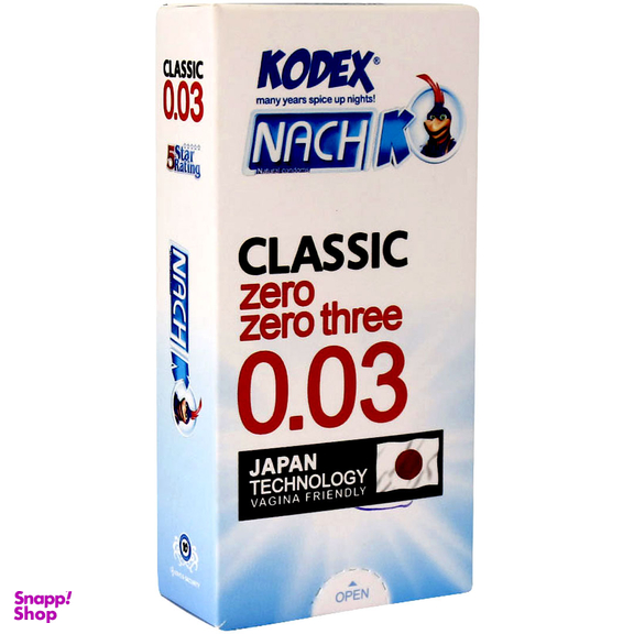 کاندوم ناچ کدکس (Notch Codex) مدل Classic بسته 10 عددی