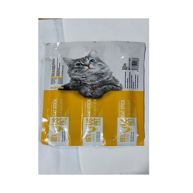 تشویقی مدادی گربه یو اس پت طعم مرغ کد 701 بسته 3 عددی