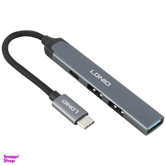 هاب 4 پورت USB-C الدینیو مدل DS-34C