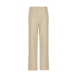 ست مانتو و شلوار زنانه اپلیکه مدل گندم رنگ کرم