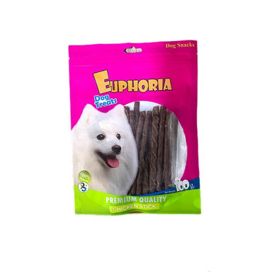 تشویقی سگ ایفوریا مدل میله ای نرم مرغ کد 001 وزن 100 گرم