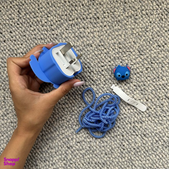 کاور شارژر دیواری اپیکوی مدل Stitch به همراه محافظ کابل