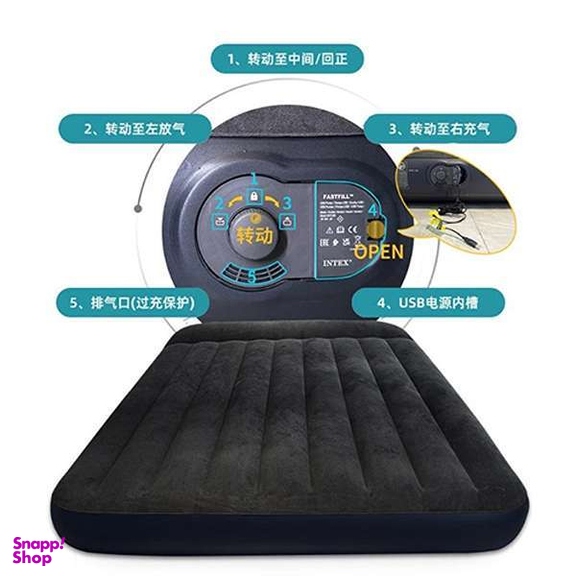 تشک بادی یک نفره اینتکس مدل 66127