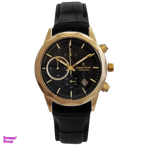 ساعت مچی عقربه ای مردانه رومانسون کد 2085BK-GD