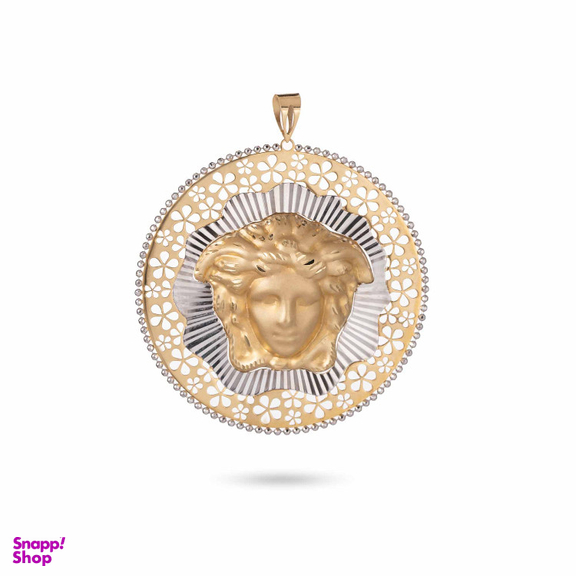 پلاک گردنبند طلا 18 عیار زنانه میلی گالری طرح ورساچه کد MT1790