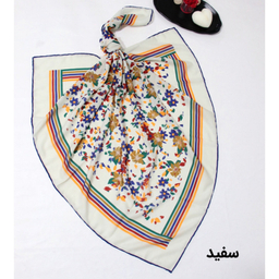 روسری زنانه آنالیا مدل نخی خنک تابستانی طرح گل ریز کد ana-5026