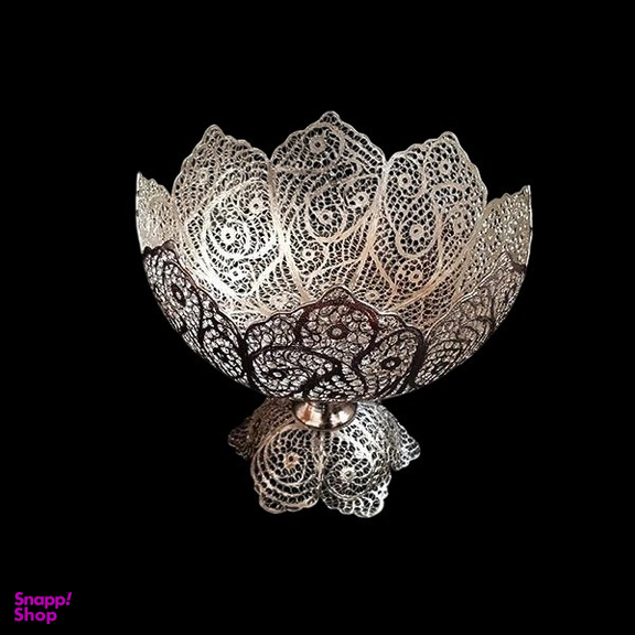 کاسه آجیل خوری ملیله کاری امین نگار کد M-13