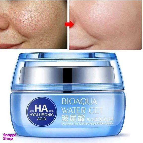 کرم آبرسان بایوآکوا مدل هیالورنیک اسید کلاژن حجم 50 میلی لیتر