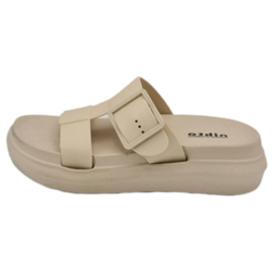 صندل زنانه نیکتا مدل تک سگک کد 731 رنگ نسکافه ای