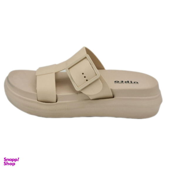 صندل زنانه نیکتا مدل تک سگک کد 731 رنگ نسکافه ای