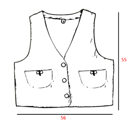 جلیقه رسمی زنانه مدل اطلس رنگ کرم