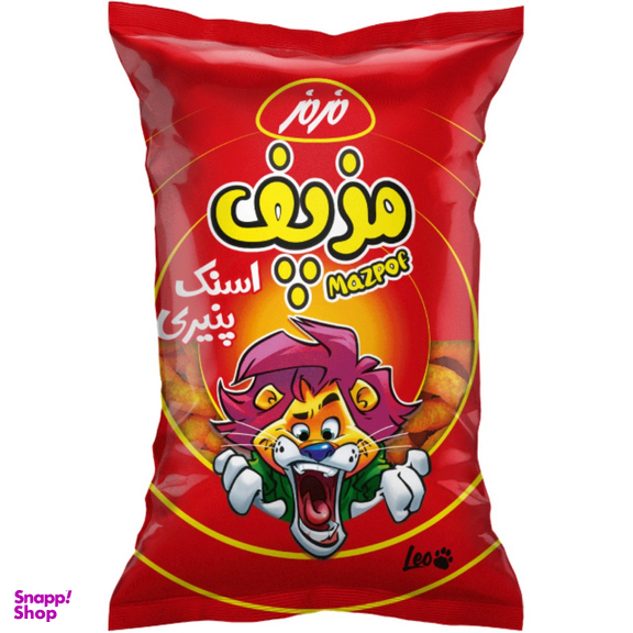 اسنک پنیری مزپف مزمز مدل کلاسیک بزرگ وزن 60 گرم