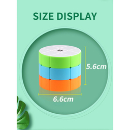 مکعب روبیک چی ای مدل کای وای استوانه ای 3×3 QY Cylinder