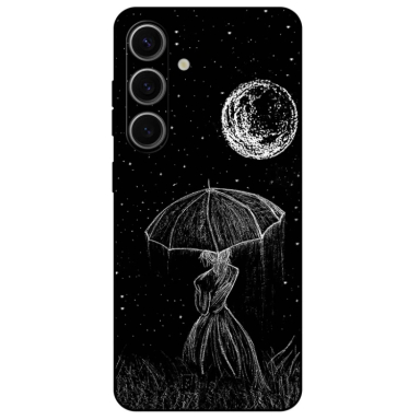 کاور گوشی موبایل مگافون طرح دختر و ماه مدل 1369 مناسب سامسونگ Galaxy S24