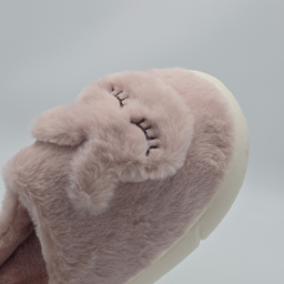 دمپایی حوله ای مدل خرگوشی کد 426 رنگ صورتی