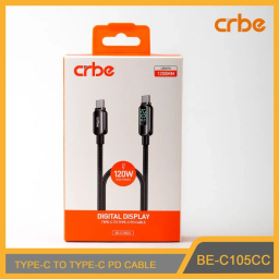 کابل Type-C کربی مدل BE-C105CC 120W طول 1.2 متر