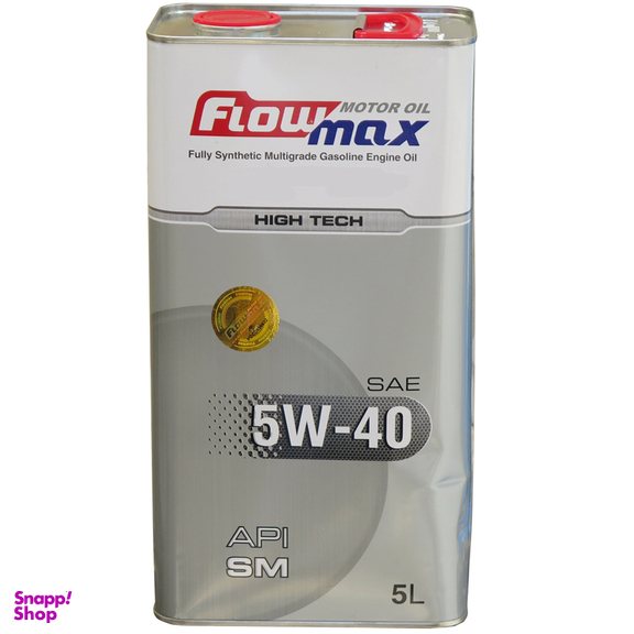 روغن موتور بنزینی فلومکس مدل 5W-40 SM حجم 5 لیتر