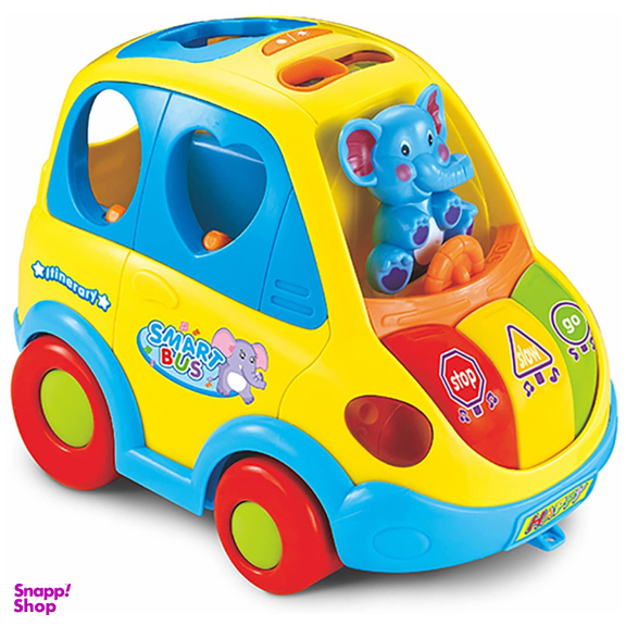 ماشین موزیکال فیلی هولی تویز مدل 896 Learning Educational Toys Cartoon Car Funny Kid Bus Game Matching Game