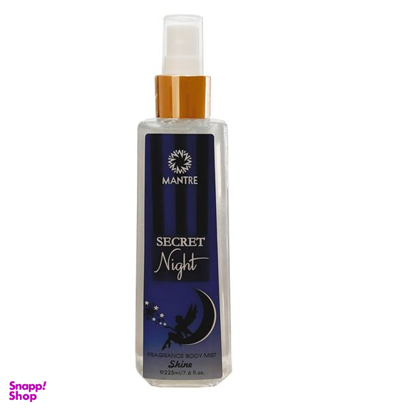بادی اسپلش زنانه مانتره مدل SECRET Night حجم 225 میلی لیتر