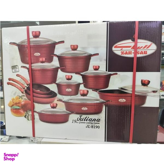 سرویس پخت و پز 19 پارچه زرساب مدل جولیانا JL8190