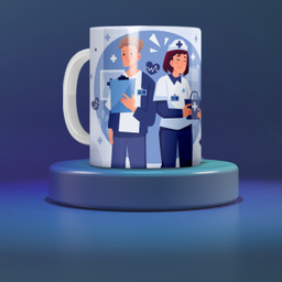 ماگ لاژید مدل مشاغل طرح پرستار کد J008