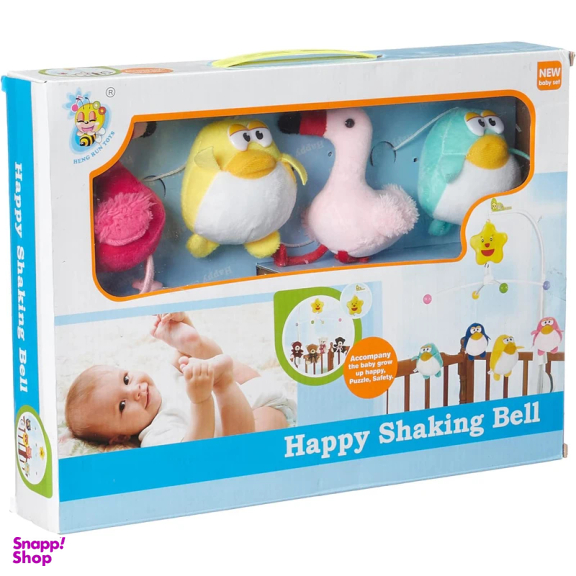 آویز تخت کودک مدل polishi Happy Shaking Bell