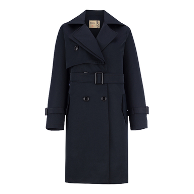 بارانی زنانه السانا مدل الوند کد 231828 رنگ سرمه ای