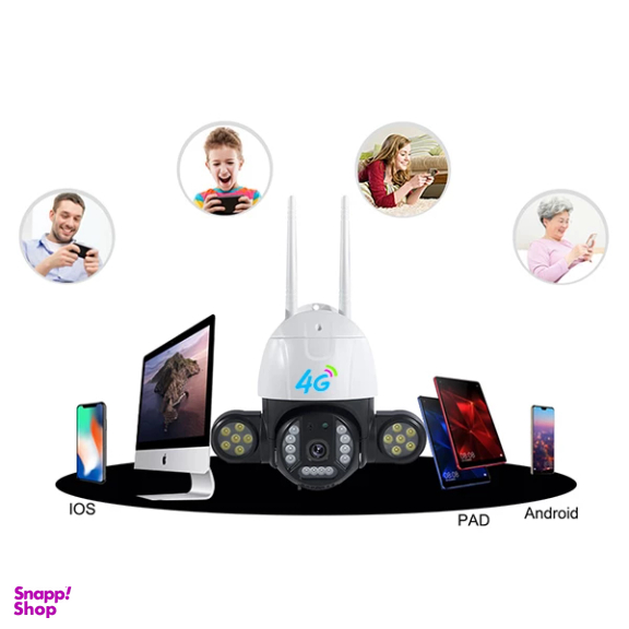 دوربین مداربسته تحت شبکه مدل 4G سیم کارتی P20