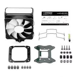 فن خنک کننده پردازنده گرین مدل Fan Green NOTUS 400 ARGB