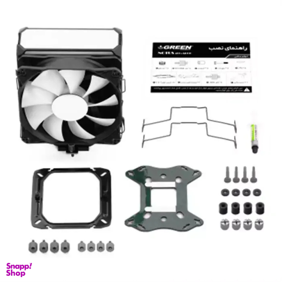 فن خنک کننده پردازنده گرین مدل Fan Green NOTUS 400 ARGB