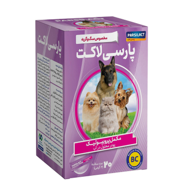 مکمل سگ و گربه پارسی لاکت مدل Pet-BC وزن 2 گرم بسته 20 عددی