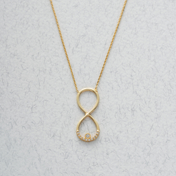 گردنبند طلا 18 عیار زنانه جواهری سون کد 2390