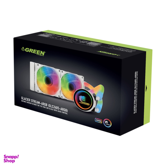 خنک کننده پردازنده مایع گرین مدل Green CPU GLC 240 Stream