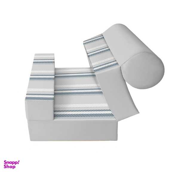 مبل تختخواب شو یک نفره نوپه هوم مدل کلاسیک راه راه کد P1028